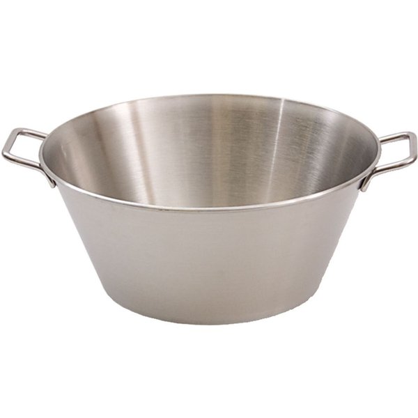 Stalgast Bassine pâtissière en inox satiné avec poignées; 14.5 l, 40x18.5 cm (ØxH); argenté