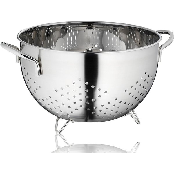 kela Scolapasta da cucina Athos in acciaio inox 18/10; 24x32.5x15.5 cm (ØxLxH); argento; rotonda