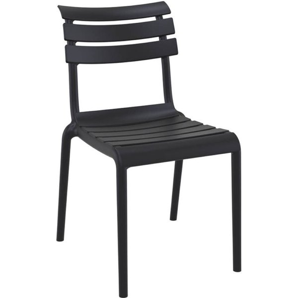 Chaise Sorgues Ligne CHR; 59x50x84 cm (lxPxH); noir