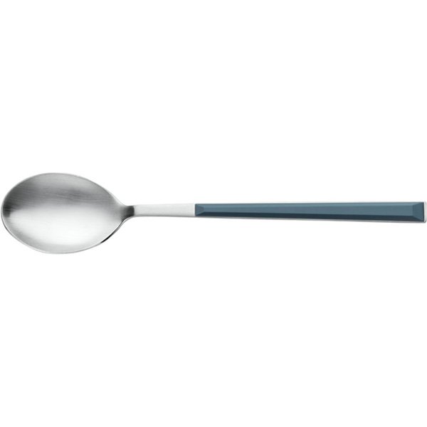 12x Pintinox Cuillère à dessert SUSHI PRO manche en ABS; 18 cm (L); bleu; 12 pièce(s) / Lot