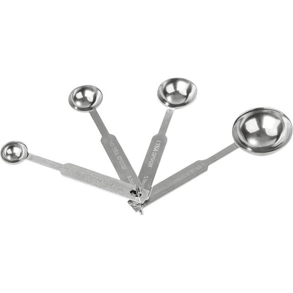 Stalgast Set misurini dosatori in acciaio; 15 ml; argento