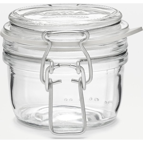 Vasetto a chiusura ermetica Fido Terrina Bormioli Rocco; 125 ml, 8.3x7.1 cm (ØxH); trasparente; rotonda; 6 pz. / Pacco