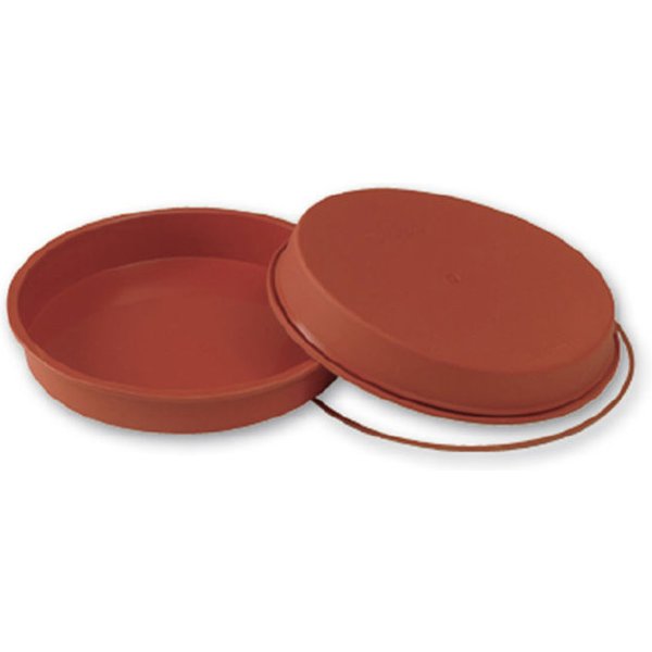 Schneider Moule à pâtisserie en silicone Lisse; 28x4.5 cm (ØxH); rouge