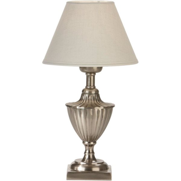 PR Home Lampe de table Pollino; 33x16x33 cm (LxlxH); argenté