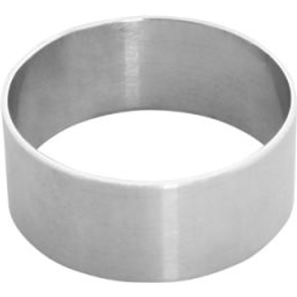 Schneider Anello per dessert e torte; 3x8.5 cm (HxØ); argento