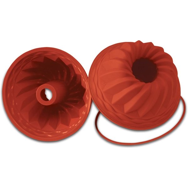 Schneider Stampo in silicone per Gugelhupf; 22x11 cm (ØxH); rosso