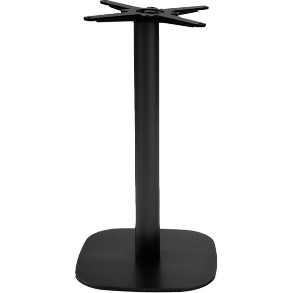 RestooTab Base tavolo alto modello Round; 42x42x90 cm (LxLxH); nero