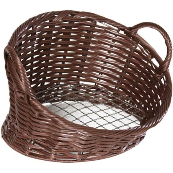 Présentoir Crible Ø 31 x 8 /22 cm Prolinea; 31x22 cm (lxH); brun; 3 pièce(s) / Lot