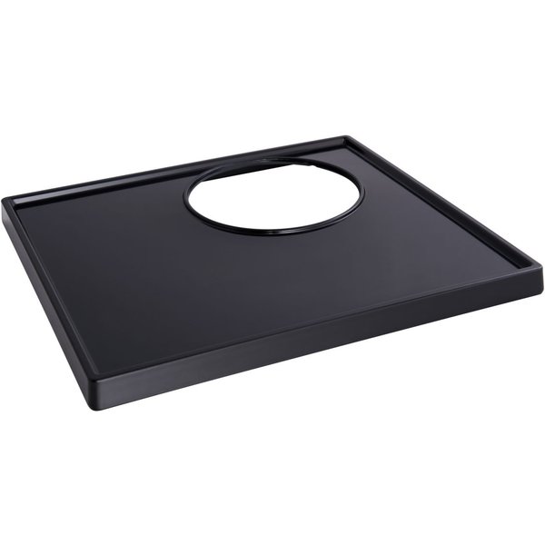 Plateau de courtoisie Ascot CORBY; 31.3x2.2x34.5 cm (lxHxP); noir