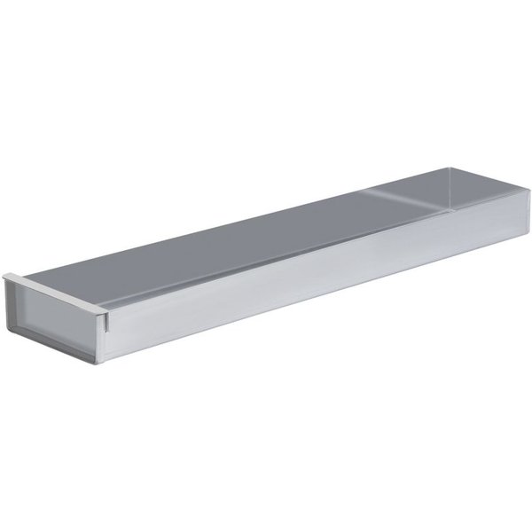 Schneider Teglia per torte in alluminio; 58x10x5 cm (LxLxH); argento