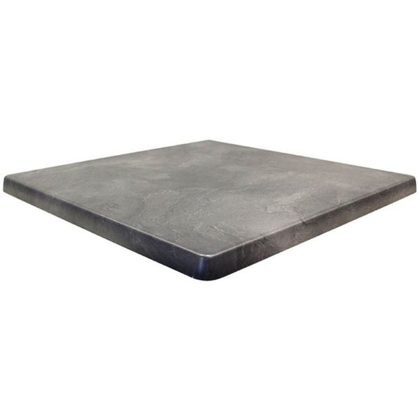 Ligne CHR Plateau de table Topalit classic; 70x3.4 cm (lxH); noir; carré(e)