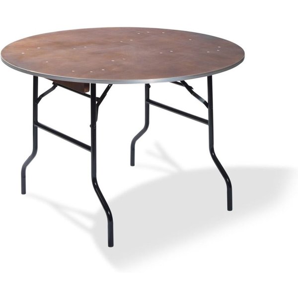 Tavolo catering pieghevole in legno rotondo Feros; 76x183 cm (HxØ); verde; rotonda; 2 pz. / Pacco