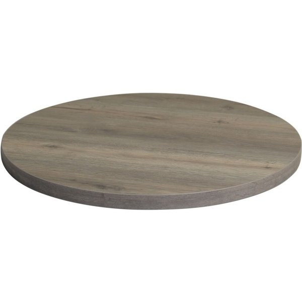 Ligne CHR Plateau de table Tavola ; 60x3 cm (lxH); gris; rond(e)