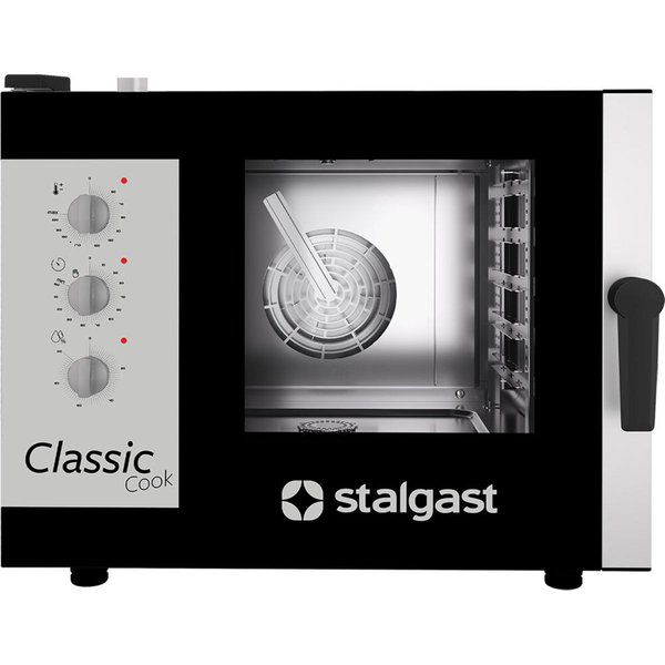 Stalgast Four combiné ClassicCook, 5 x GN 1/1, électrique; 79x69 cm (lxH); noir/argenté