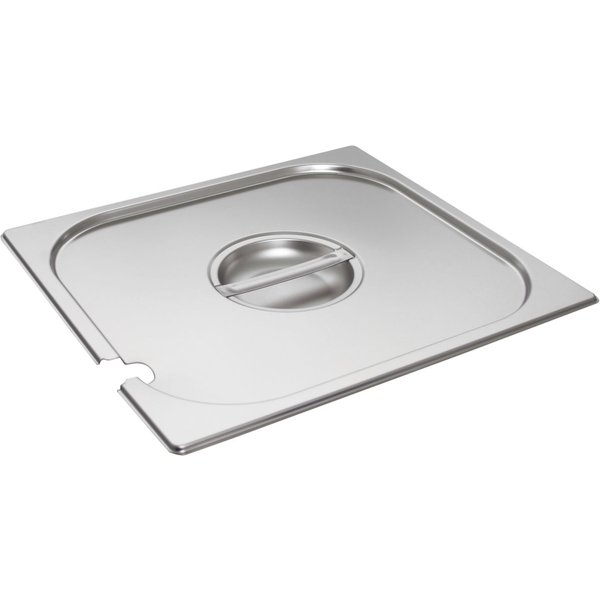 Schneider Couvercle pour bac Gastro GN 2/3 en inox avec logement pour cuillère; GN 2/3, 3 cm (P); inox