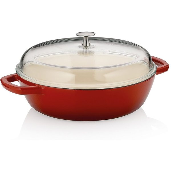 kela Sauteuse Calido en fonte; 3.8 l, 28x16 cm (ØxH); argenté; rond(e)