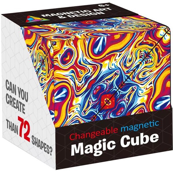 SHASHIBO - The Shape Shifting Box (36 Rare Earth Magnets) STEM/STEAM Fidget Geometric 3D Magnetic Transforming Magnetic Box Magic Cube SPACED OUT