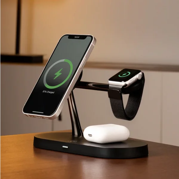 3 In 1 Magnetic Wireless Charger | 15w Fast Charging Stand