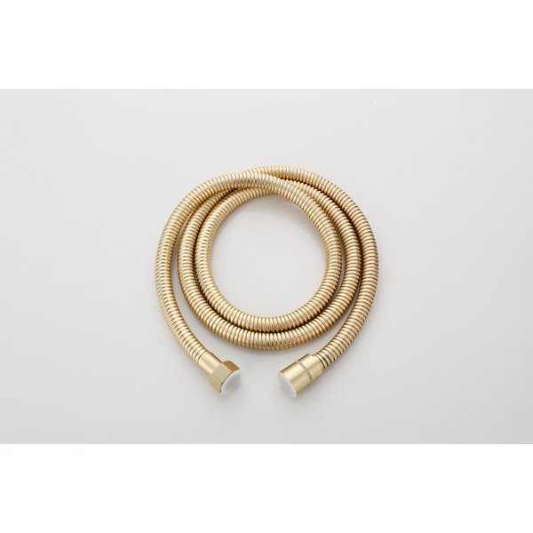 Saniclear Brass doucheslang 150cm geborsteld messing mat goud