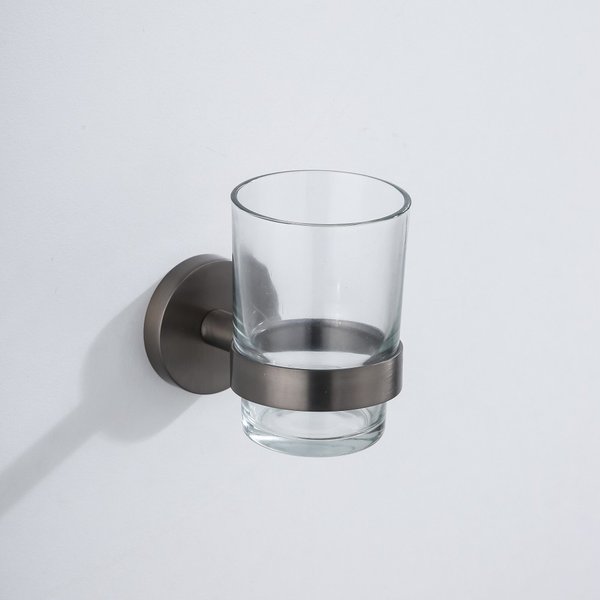 Saniclear Iron glashouder verouderd ijzer - gunmetal