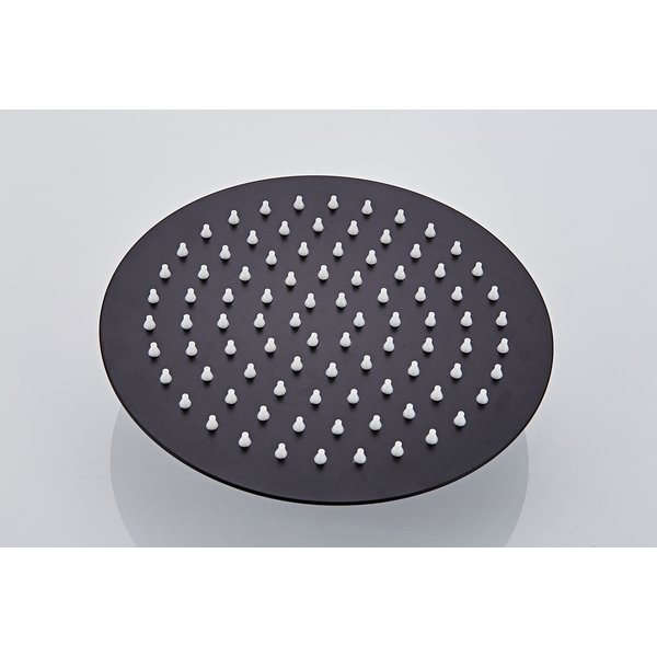 Saniclear Nero hoofddouche 20cm zwart mat