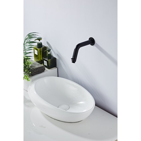 Saniclear Nero inbouw toiletkraan zwart mat