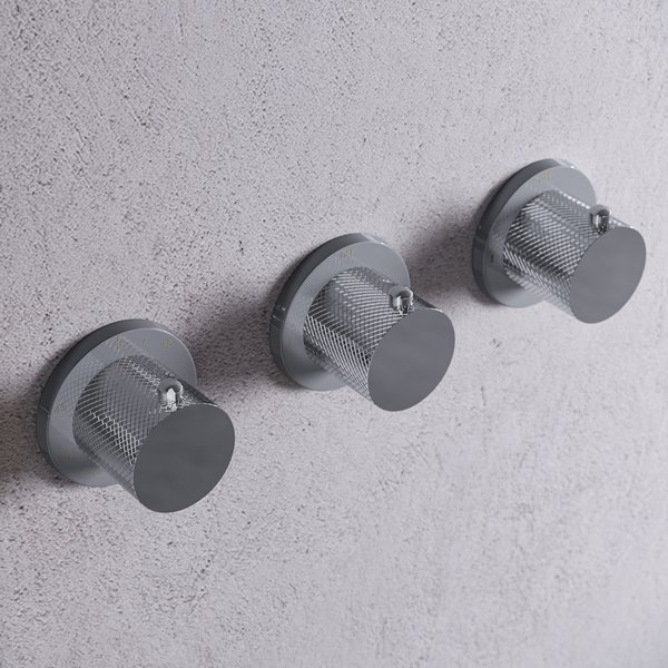 Saniclear Plus Curved thermostaatkraan afbouwdeel chroom