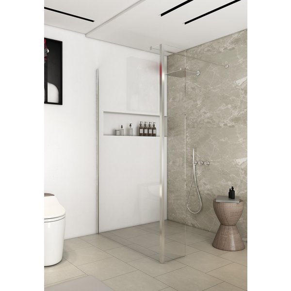 Saniclear Redro inloopdouche 90x30x200cm chroom