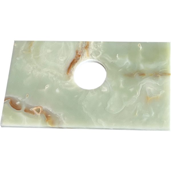 Saniclear Micro fonteinblad 39x22cm green onyx