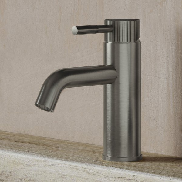 Saniclear Plus Stripes wastafelkraan RVS
