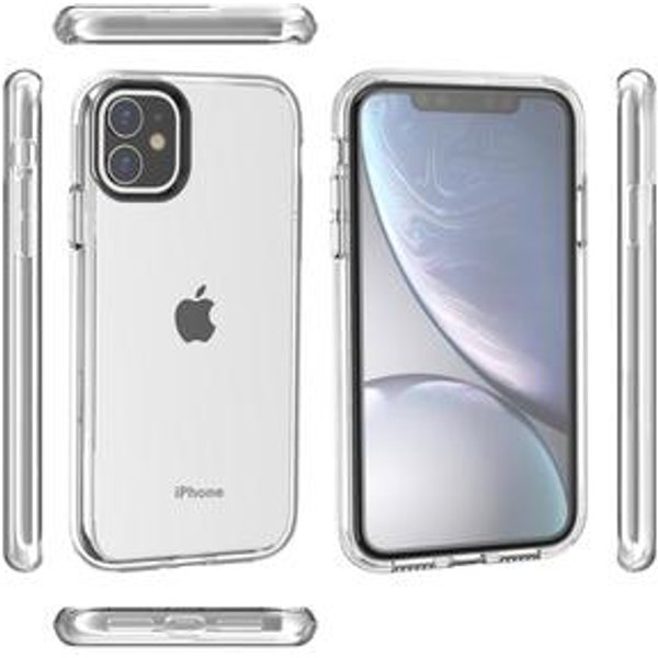 Clear Crystal iPhone 11 Hard PC and Soft TPU Case