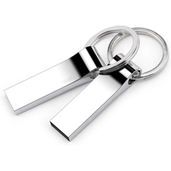 Silver Colour Metal USB Memory Stick