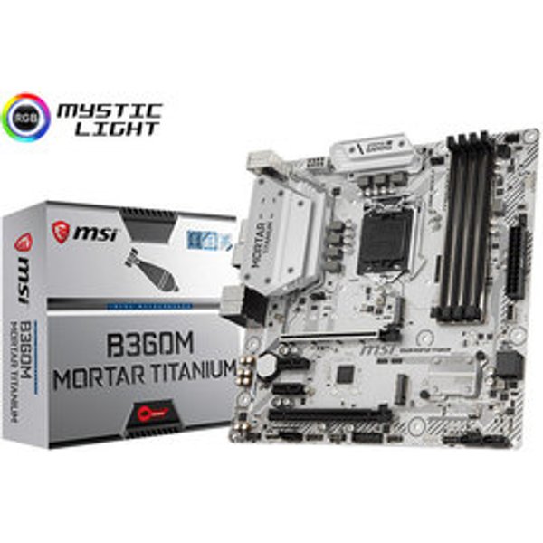 MSI B360M MORTAR TITANIUM ATX Gaming Motherboard