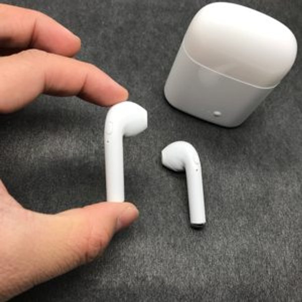 White Bluetooth Earphone for Wireless Communication