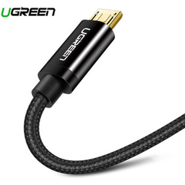 Ugreen Micro USB 2.4A Nylon Fast Charge Cable for Android