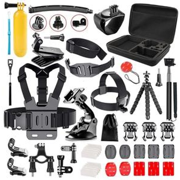 Go Pro 52-in-1 Sports Action Camera Accessories Kit