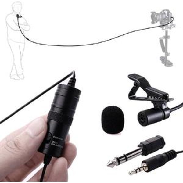 BOYA BY-M1 3.5mm Lapel Condenser Microphone for Cameras & Smartphones