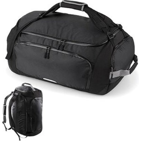 Sporttasche mit Rucksackfunktion - schwarz
