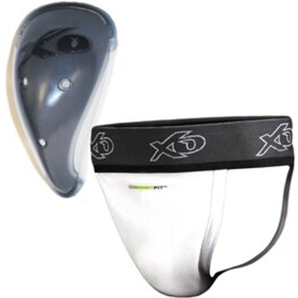 XO Athletic Tiefschutz Cup + Supporter - schwarz Gr. 2XL