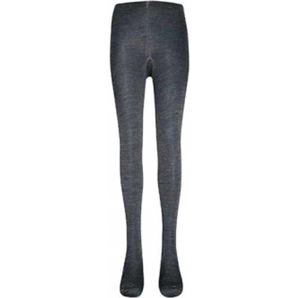 Damenstrumpfhose aus biologischer Wolle – Grafit meliert – 44-46