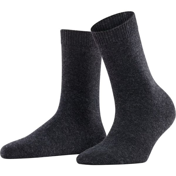 Damessokken Cosy Wool - Anthracite melee - 35-38