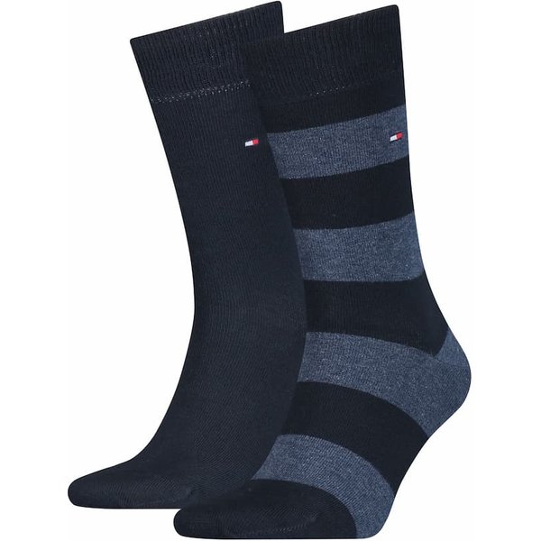 Herren Rugby Socken 2er-Pack – Dunkelblau – 43-46