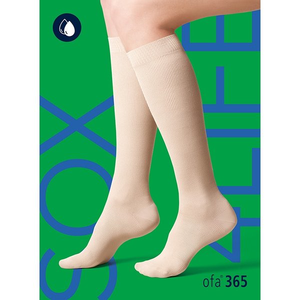 Unisex Stützstrümpfe mit Aloe Vera - Beige - 42-44
