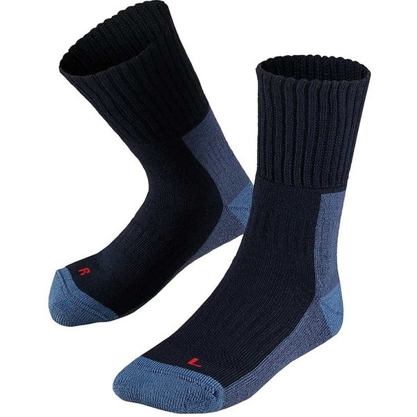 Wandersocken aus Wolle – Blau – 42-45
