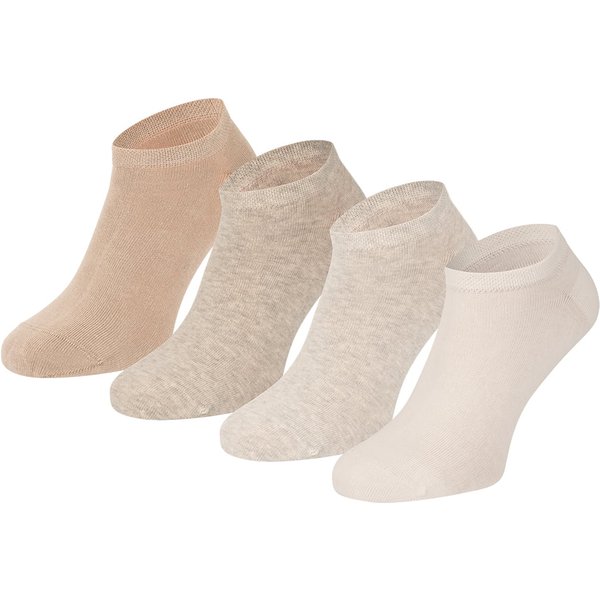 Sneakersocken aus biologischer Baumwolle – Beige assortiert – 39-42