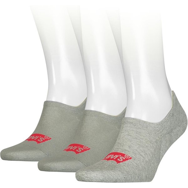 Footies Sneakersocken mit Logo-Druck – Mittelgrau – 35-38
