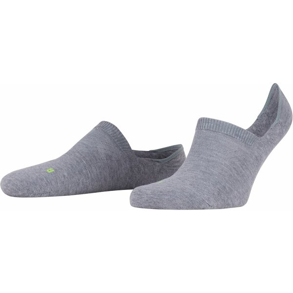 Unsichtbare coole Kick-Sneakersocken – Grau melange – 46-48