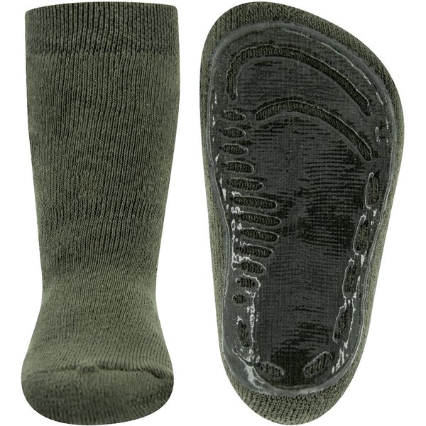 Rutschfeste Kindersocken – Olive – 29-30