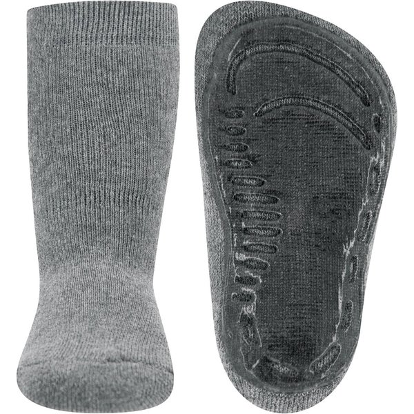 Antirutschsocken – Grau meliert – 35-38