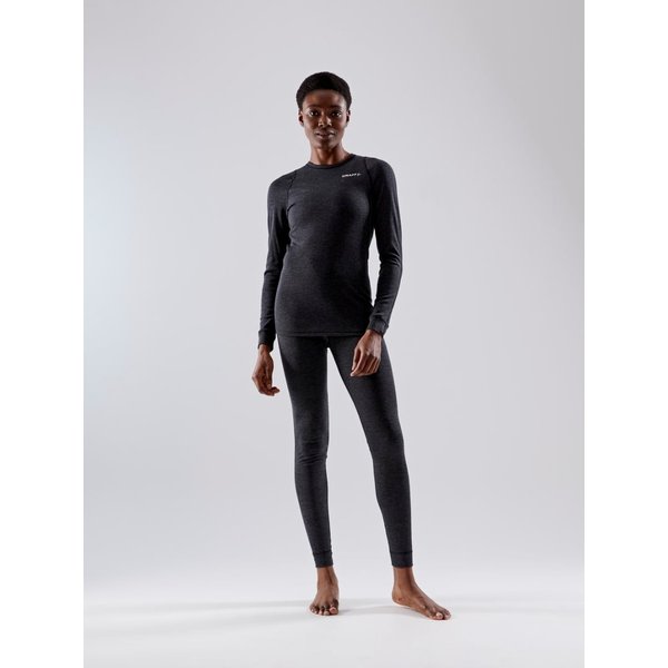 CORE Merino Woll Damen T-Shirt – Schwarz – XL